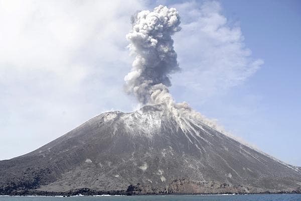 Krakatoa volcano
