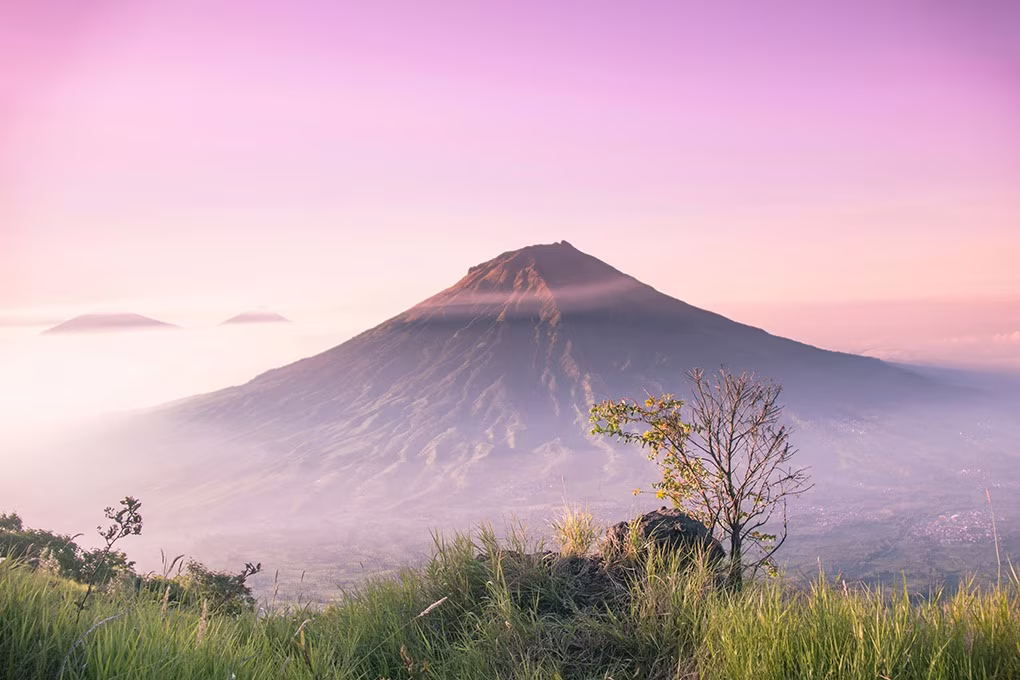 Aufstieg des Vulkans Sindoro